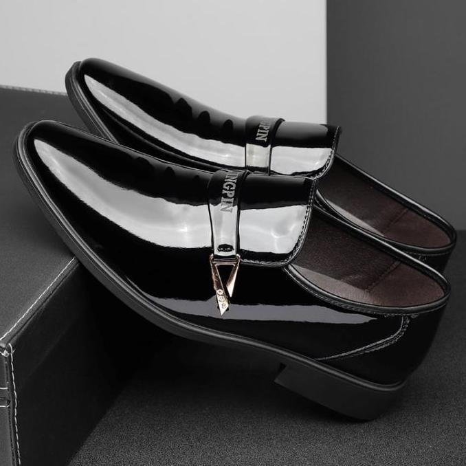 Discount Sepatu Kulit Pantofel Pria Sepatu Pria Formal Import Original Dengan Kotak Sepatu Pantofel 