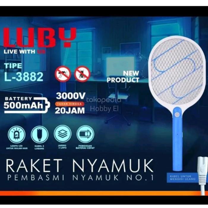 Raket Nyamuk Luby L 3882 / Luby L3882