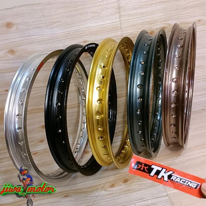 velg TK racing ring 17 lebar 140 160 185 215 warna hitam Titanium Bronze Silver Gold
