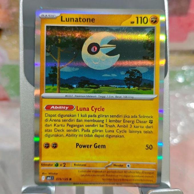 Kartu Pokemon MA1 074/126;Basic Lunatone