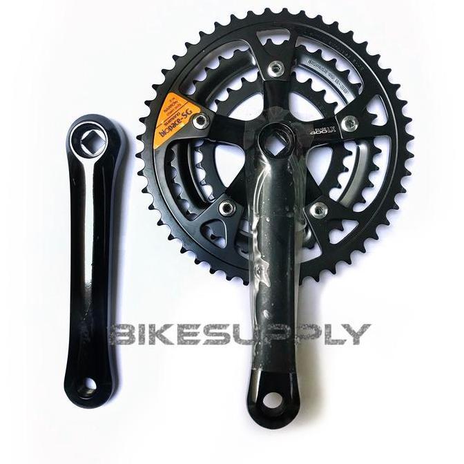 Promo Crank Set Oval Shimano Exage 400LX Biopace-SG M400 Japan Diskon