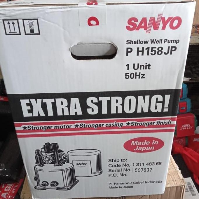 Pompa Air Sanyo 150watt Pompa Sanyo PH158JP Made in Japan