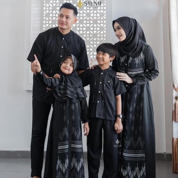 Silmi | Wardah Family - Gamis Couple Pasangan - Sarimbit Couple Keluarga - Gamis Kondangan Elegan