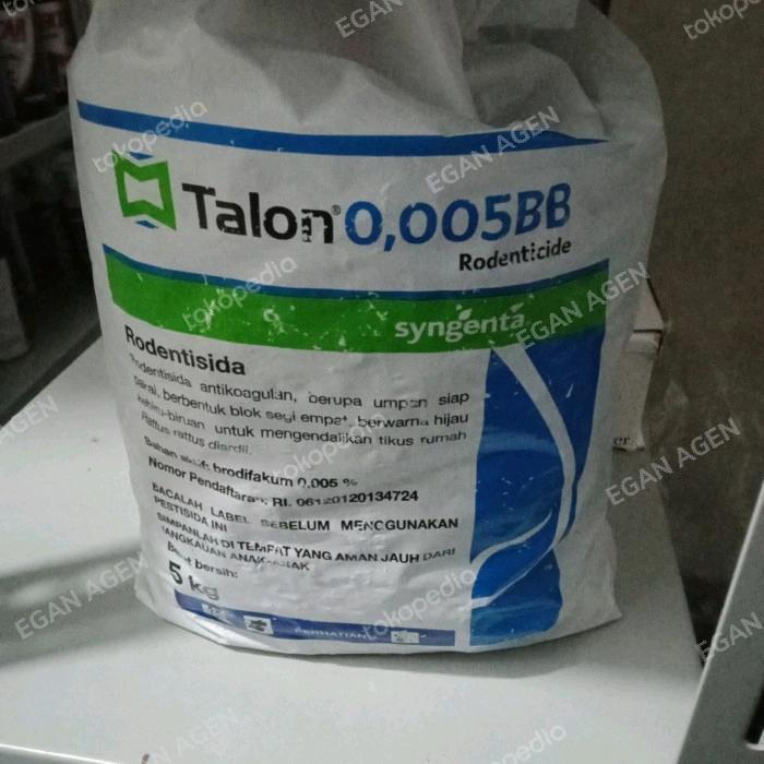 Talon 0,05BB Isi 5 Kg Rodenticide brodifakum Racun Pembasmi Tikus