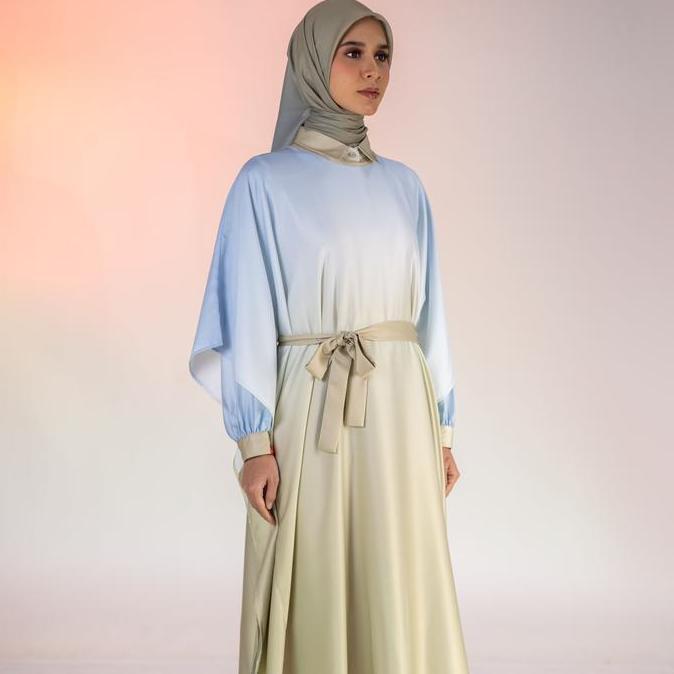 [DAUKY] New Arrival Gamis Kaftan Ombre Limeted L DRESS KAFTAN OMBRE Best Quality
