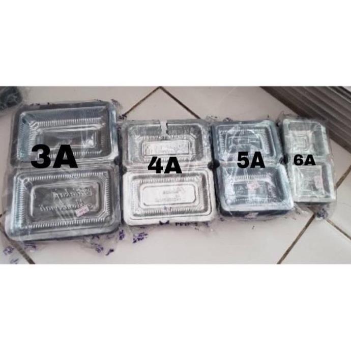 Siapkemas- Mika Kotak Nasi Kuning/Mika Kue/Mika Makanan/Mika Kotak Kc (100Pcs)
