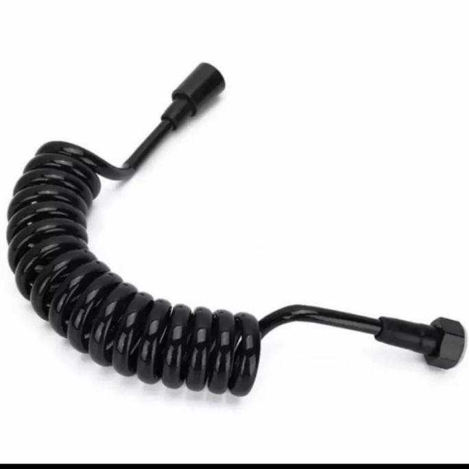 selang spiral hitam / selang shower hitam