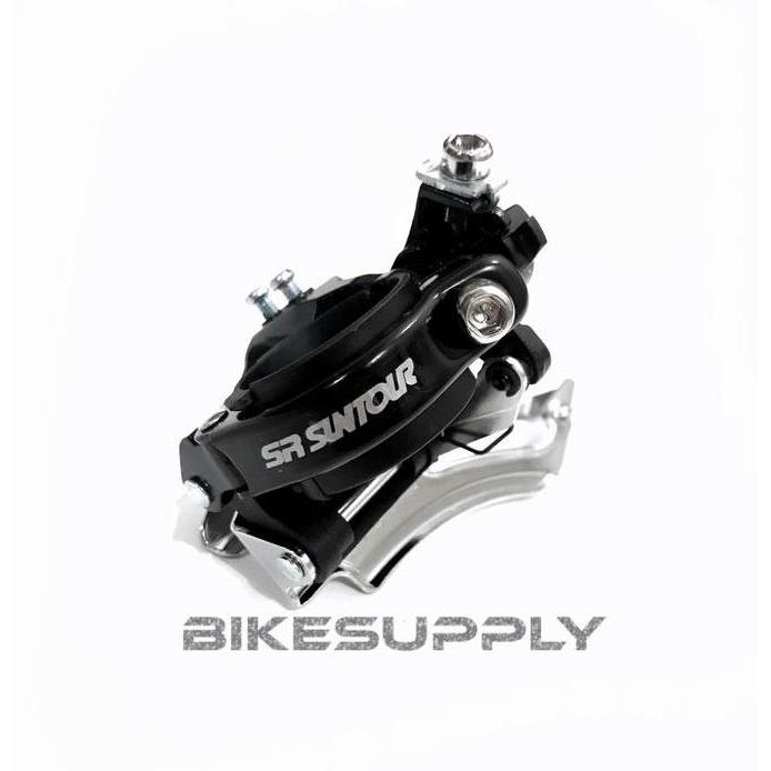 Promo Front Derailleur FD Sepeda Merk SR Suntour 3 Speed Diameter Clamp 31.8 mm Tarikan Atas Bawah D