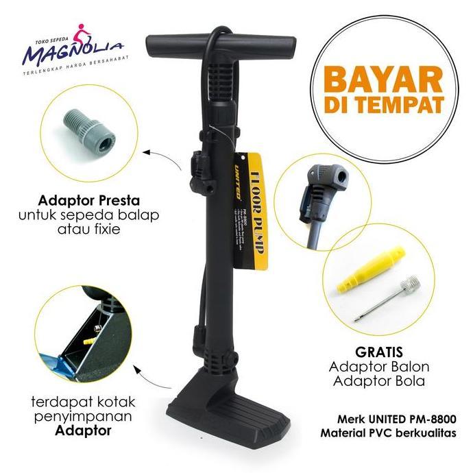 Pompa Sepeda United PM - 8800 - ORIGINAL