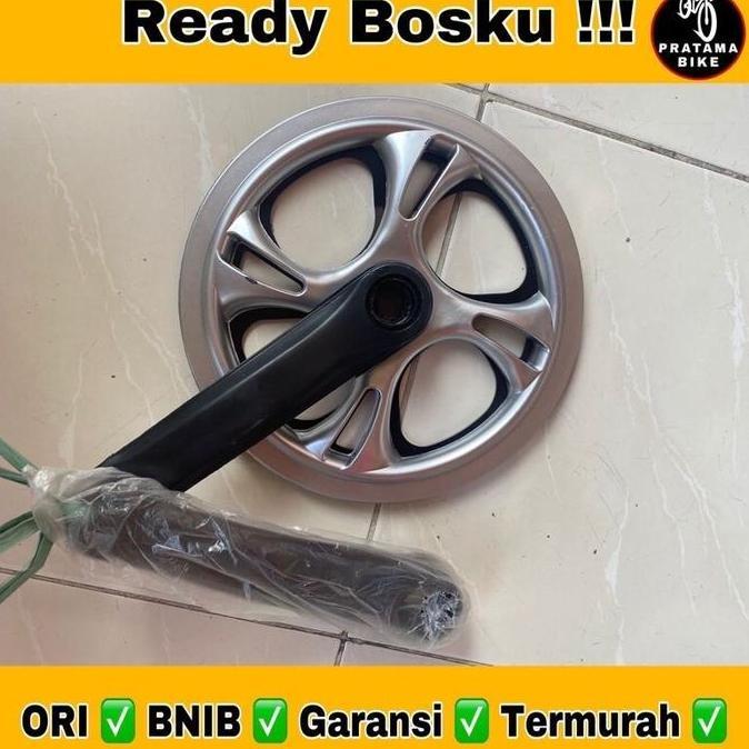 Promo Crank / Gear Depan single 48t Piringan sepeda Lipat Minion CTB Fixie panjang arm 152mm Termura