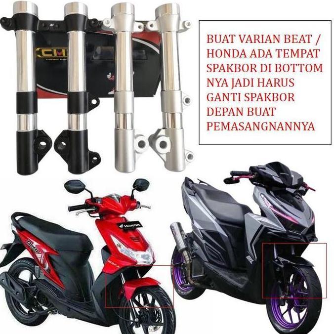 Promo Bottom shock depan model original bubut alus kinclong FU mio beat jup Diskon