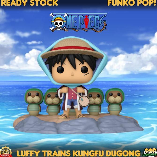 Funko POP Anime - One Piece - Monkey D. Luffy Trains Kung Fu Dugong #1637