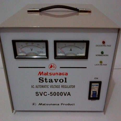 stabilizer matsunaga 5000 watt/matsunaga stavol 5000 VA