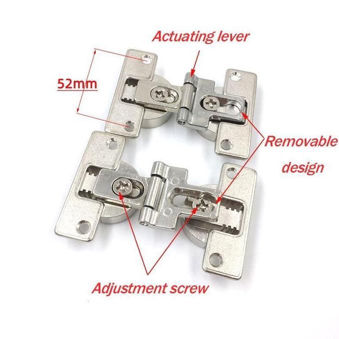 Kalisawungu7 - Engsel Sendok Pintu Lipat Engsel 180 Derajat Engsel Penutup Pintu Engsel Lemari Engse
