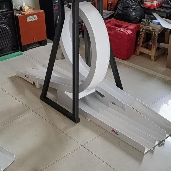 TRACK TAMIYA HALILINTAR 3 JALUR / TREK 3 JALUR HALILINTAR [ BAHAN PVC PUTIH ]