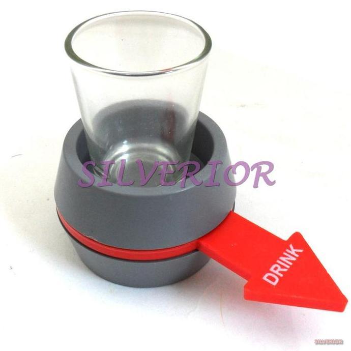 Alat Pesta Roulette Putar Tunjuk Gelas Shot