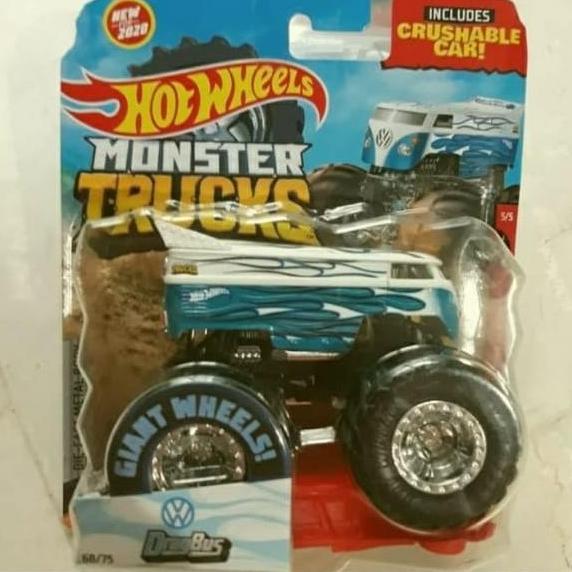hotwheels monster trucks drag bus vw