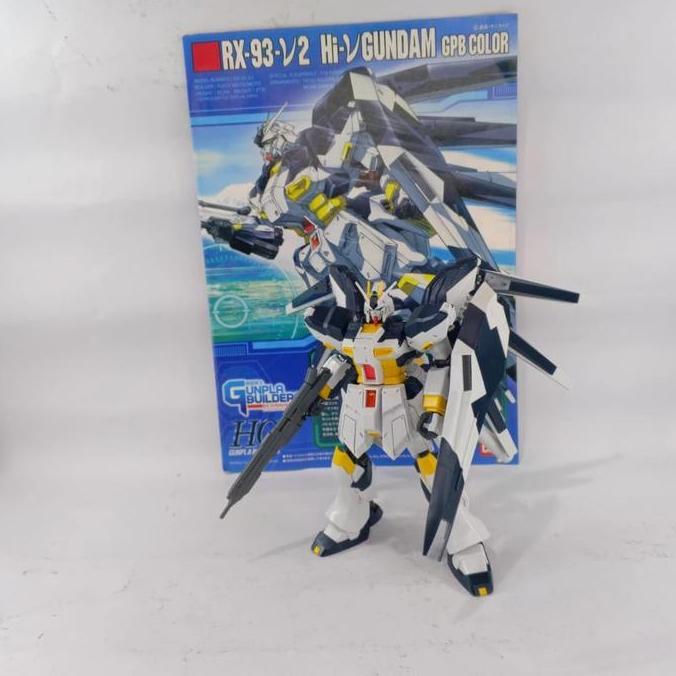Bandai HG Hi Nu GPB Color / Model Kit Gundam Beginning 1/144 2nd Sudah Rakit HS081