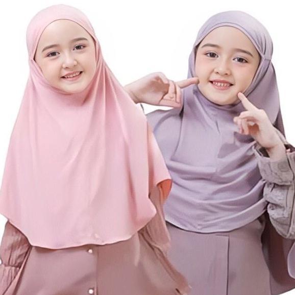 PROMO HIJAB ANAK BERGO JERSEY TALIJILBAB ANAK BERGO JERSEY TALIKERUDUNG BERGO JERSEY TALI ANAK
