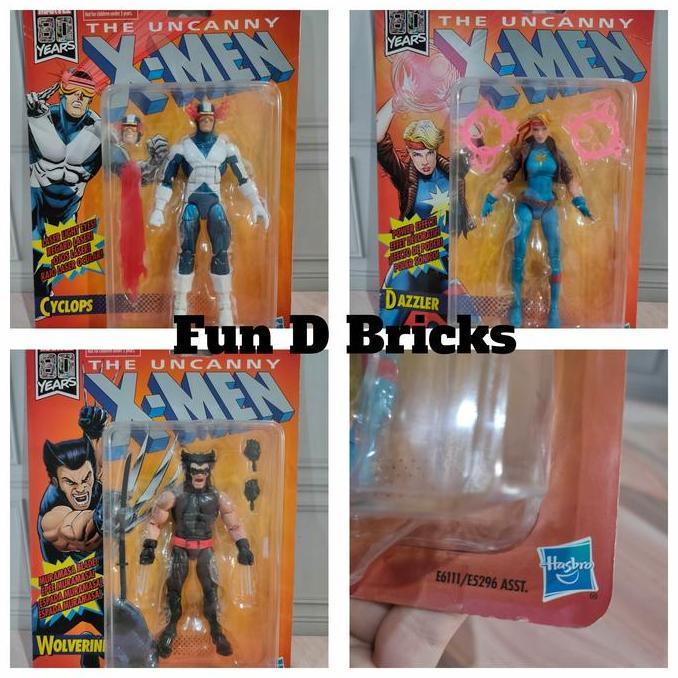 Hasbro The Uncanny X-Men Xmen Cyclops Wolverine Dazzler Original