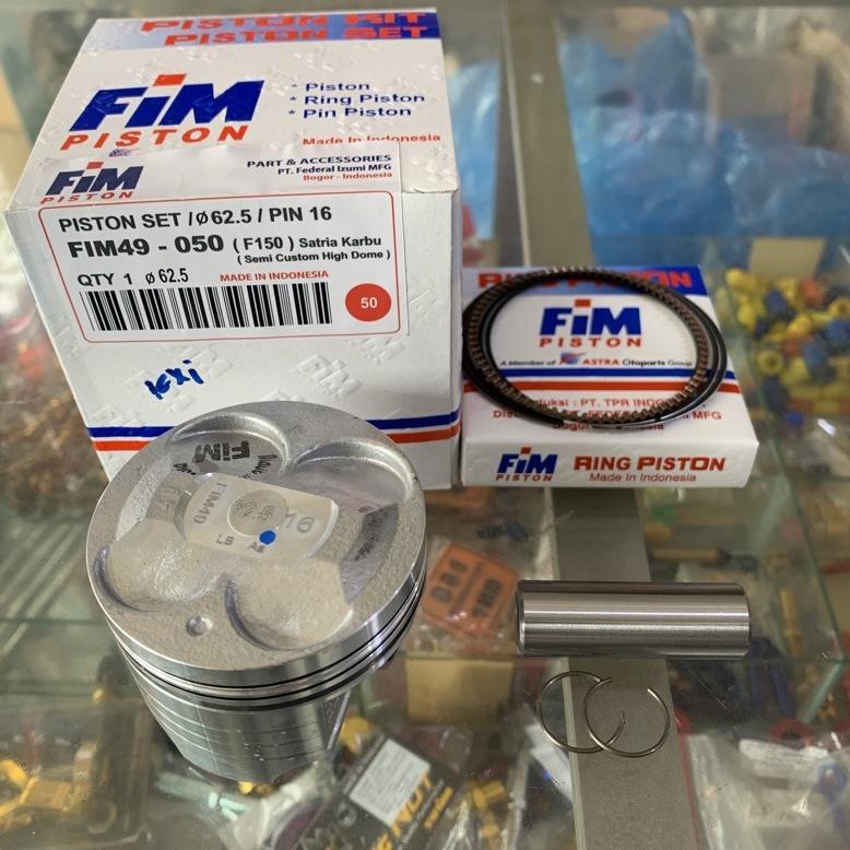 PISTON SEHER SET SATRIA FU FIM 49 62 62.5 63 63.5 64 16