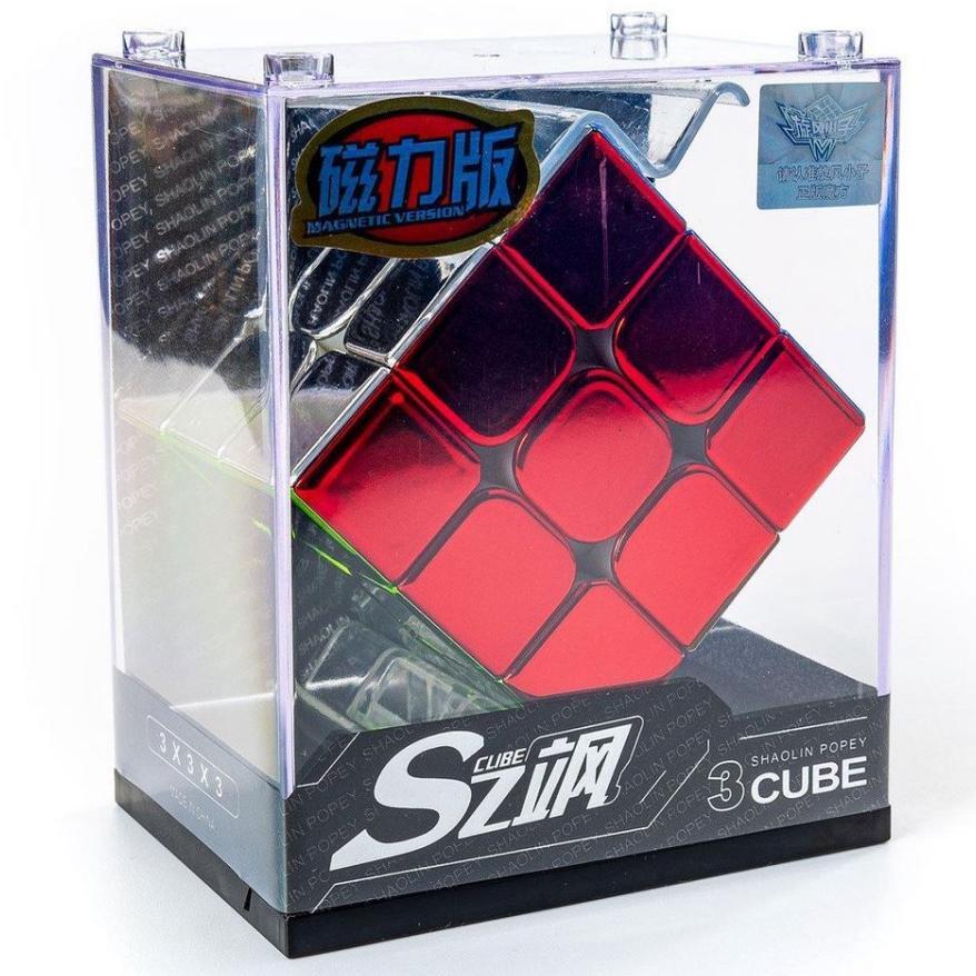LARISS Magic Cube 3x3 Cyclone Boys Metallic 3x3 M Magnetic Cube 3x3x3 Puzzle Kubus Stickerless Magne