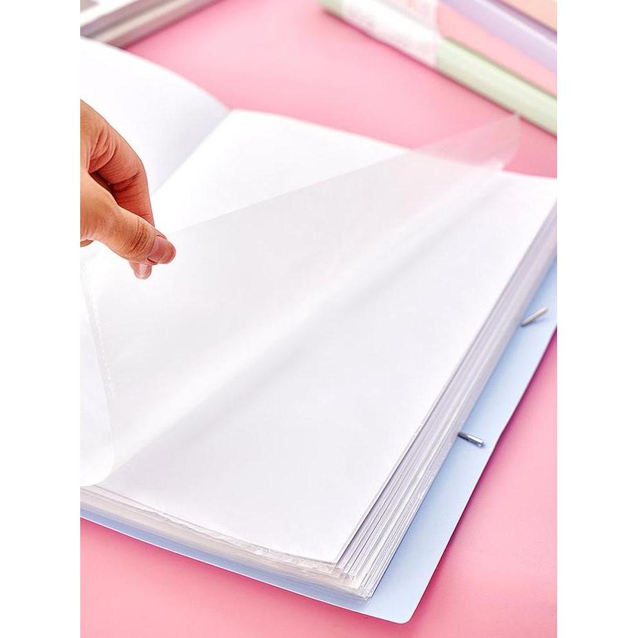 Documby- Map Dokumen Aesthetic A4 Map Folder F4 Clear Holder Document Keeper/Map Plastik Dokumen - Q