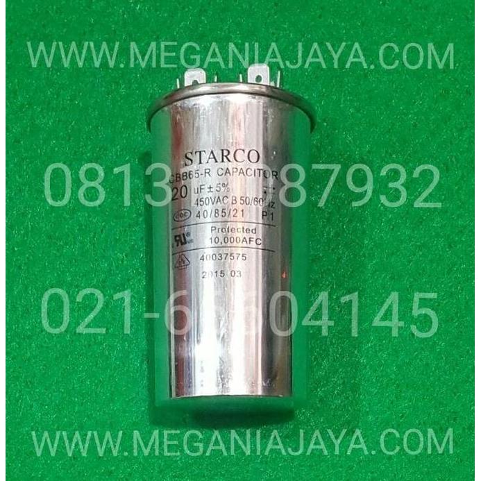 CAPASITOR STARCO 20 UF / KAPASITOR STARCO 20 UF PREMIUM