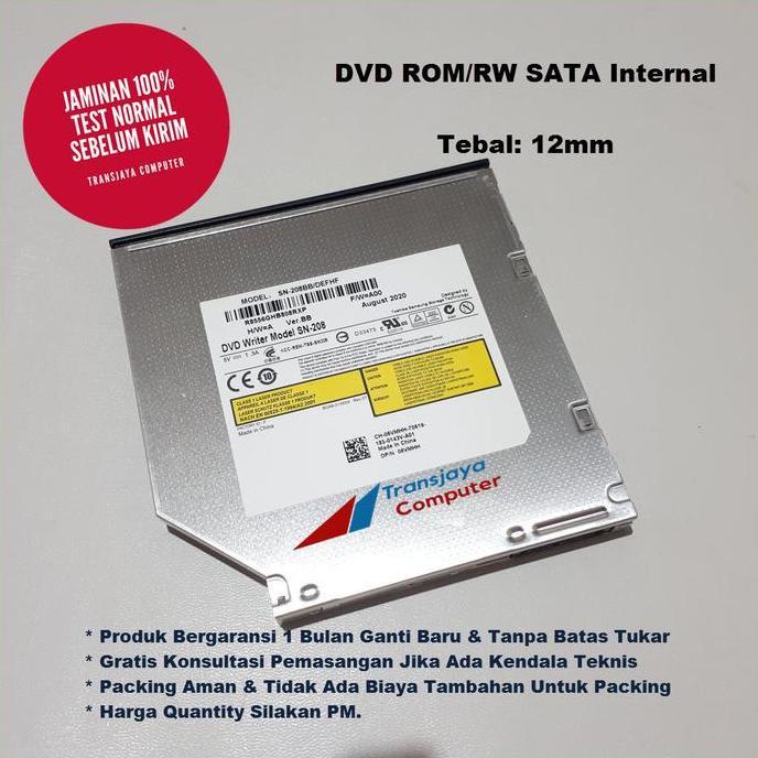 BEBAS ONGKIR - DVD RW DVD ROM Internal Laptop Sata Tebal
