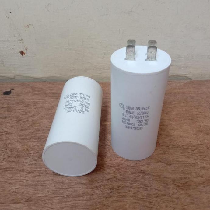 kapasitor CBB60 35UF 450VAC 50/60Hz DISKON