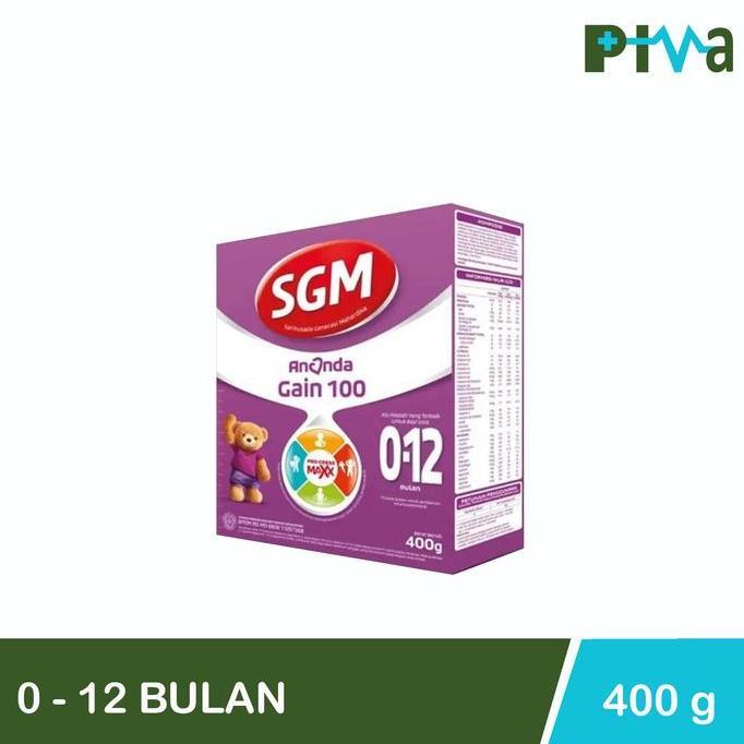 Milxia- Sgm Ananda Gain 100 400 Gr 0-12 Bulan Susu Formula Bubuk 400Gr