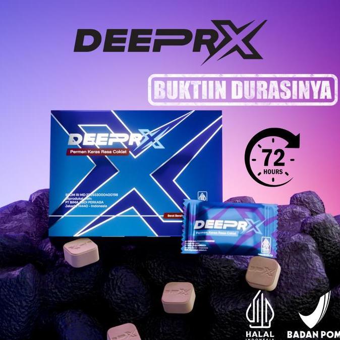 Grildd- Permen Deeprx Rasa Cokelat 1 Box | Menexotic Candy Original Halal 4 Pcs Formula Terbaik Stam