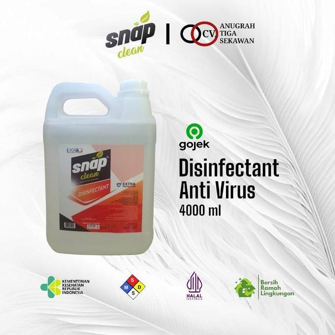 snap clean disinfektan desinfectan disinfectant- ojol