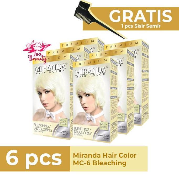 Haircare- Paket Bleaching Miranda Isi 6 & All Warna