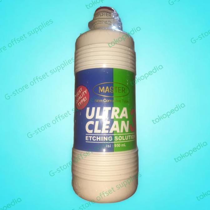 MASTER Etching Ultra Clean Non Compostable 950 mL Solusi Pembersih Berkualiti Tinggi