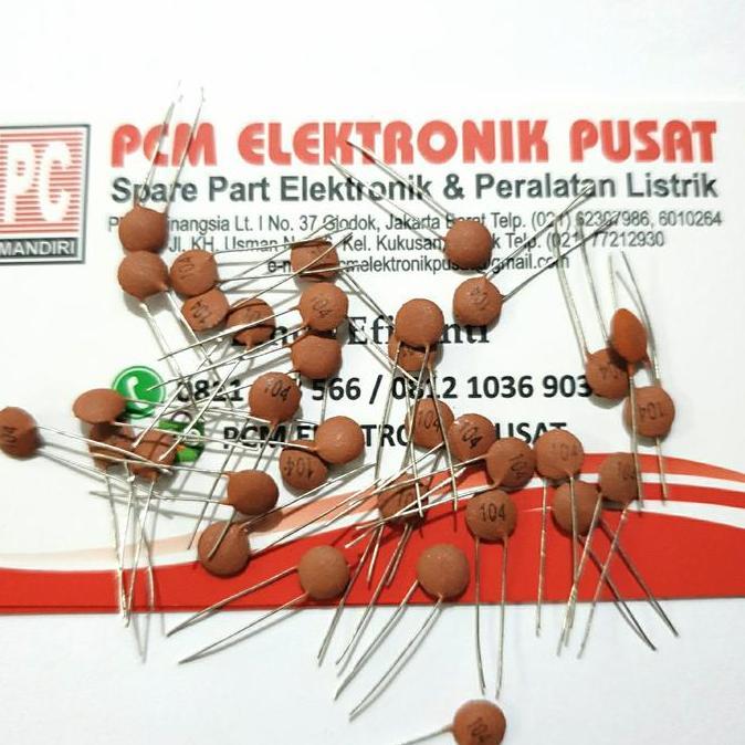 1000 pcs capasitor kapasitor keramik 100nf 104 HARGA KHUSUS