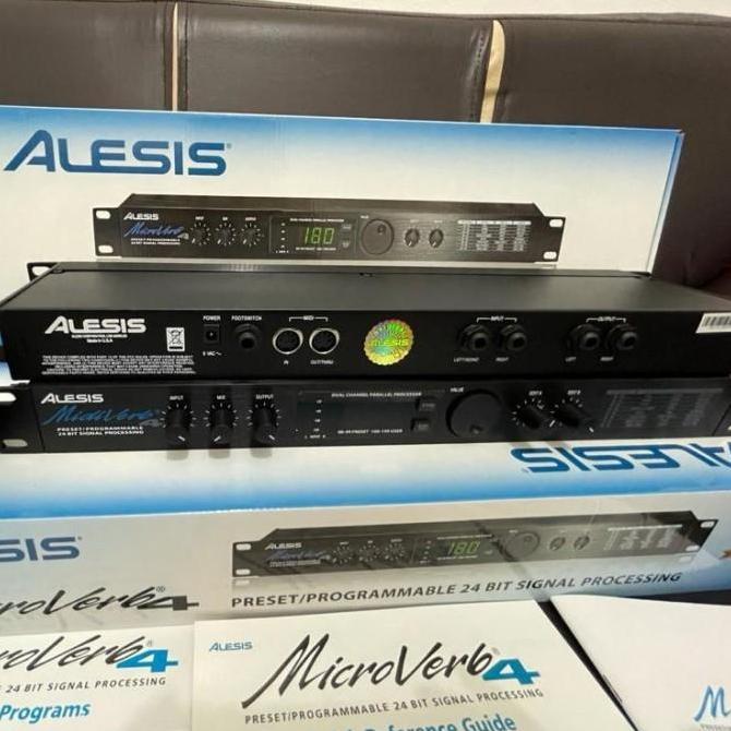 Yoiyoman- Effect Vocal Alesis Microverb4 Original Alesis Made In Usa Amplifier Mixer Soundcard Speak