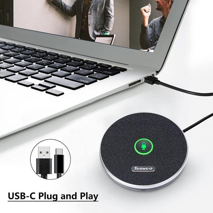 Yoiyoman- Tenveo Tevo-M1 Conference Microphone Usb Mic Zoom ( Tanpa Speaker )