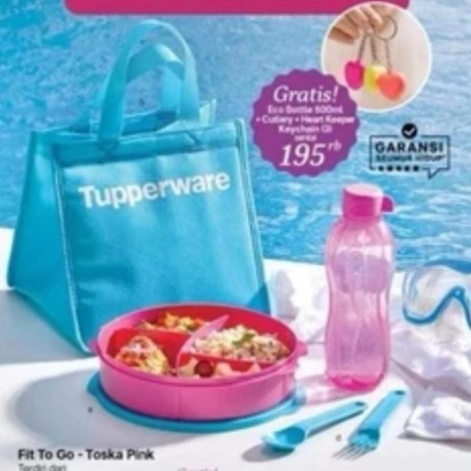Fit to go lunch box include water bottle