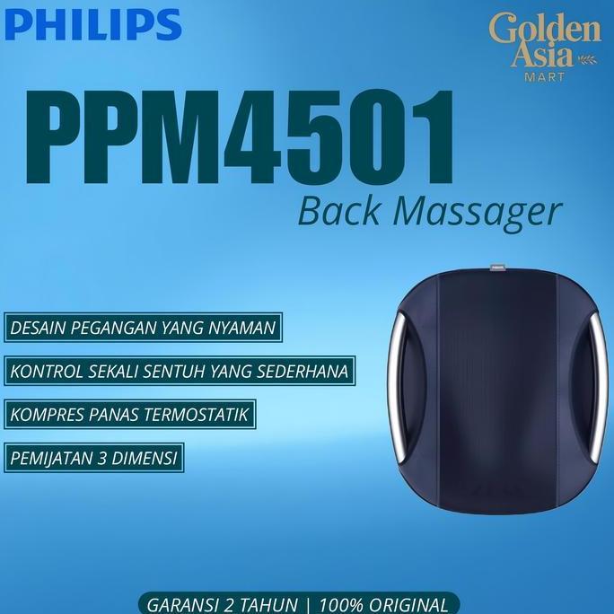 Philips massage PPM4501 Back/waist Pijat/Constant temperature heating Alat pijat Punggung Duduk Gara