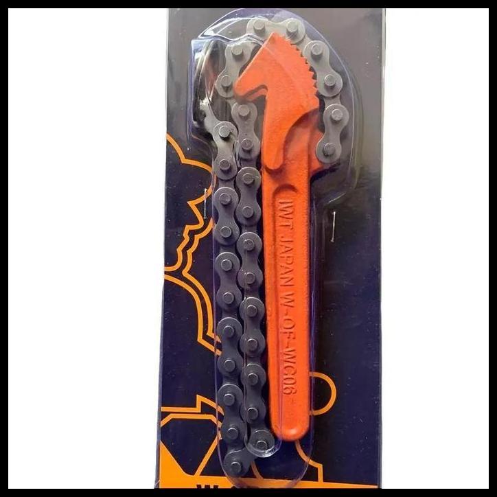 DISKON TOOLS   KUNCI FILTER OLI IWT RANTAI 6IN 