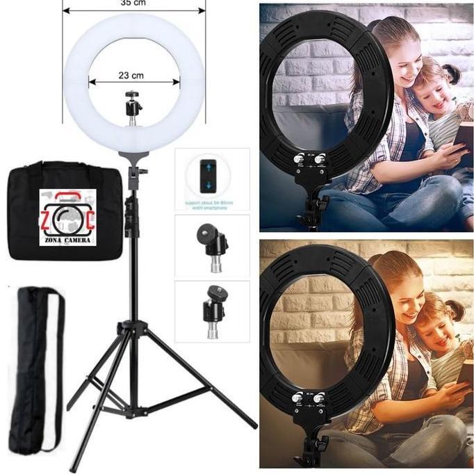 Ring Light RL12 LED 12inch Ringlight Lighting Make Up Lampu Ringlite