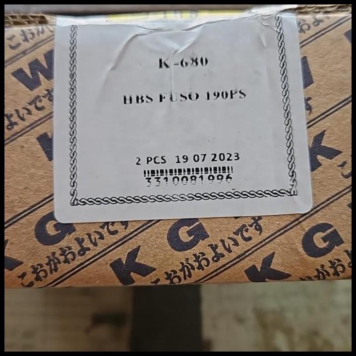 HOT DEAL KAMPAS REM TANGAN / HAND BRAKE SHOE KGW K-680 FUSO PS190 PS 190