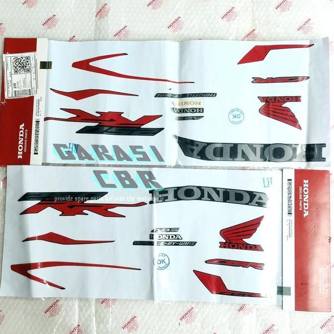 Sticker Body CBR 250RR - Stripe Set CBR 250RR Black Matt ASLI