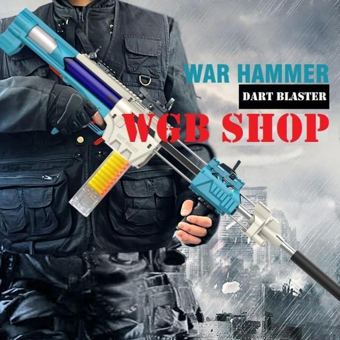 Promo Mainan WAR HAMMER Jinming Dart Blaster Busa Diskon
