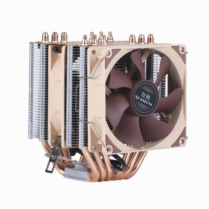 XUANFENG XF962 CPU / PC COOLER RGB 90MM DUAL FAN - 6 Heat Pipes