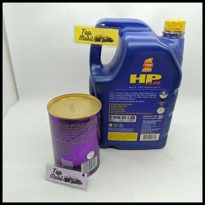 GRATIS ONGKIR OLI MESIN TOP 1 HP PLUS SAE 10W-40 API SM
