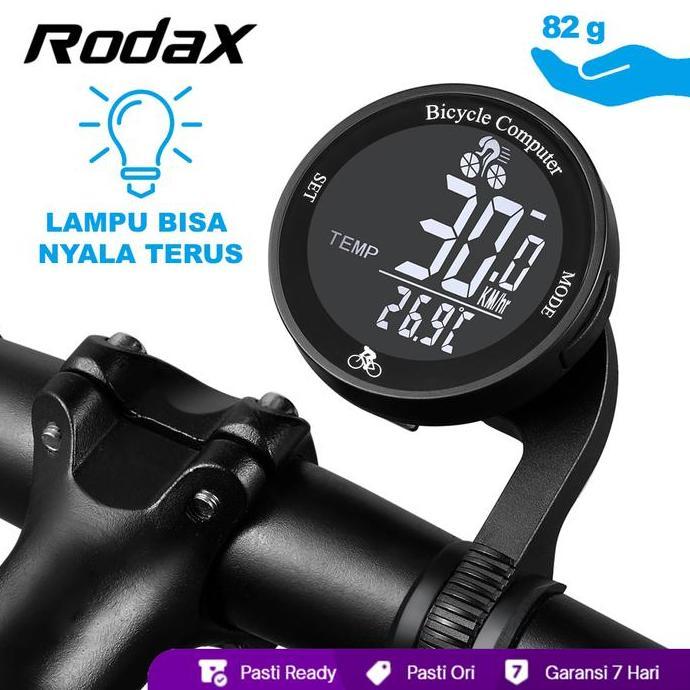 RodaX Pro Wireless Speedometer Sepeda Waterproof LCD Positivenya Cerah Spidometer Gowes Spido Sepeda