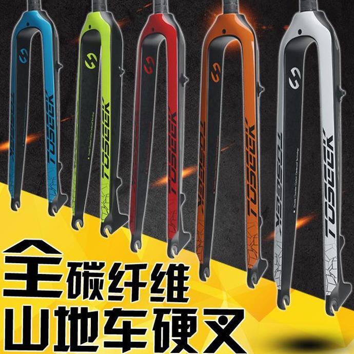Fork Rigid Carbon Toseek 29 inch 700c Mtb Bisa hybrid