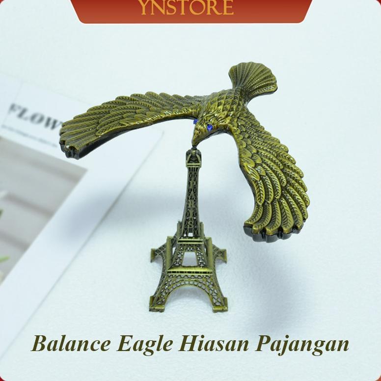 Balance Eagle Hiasan Pajangan 11/15cm Mainan Burung Elang Seimbang Eiffel Tower Balance Eagle Pajang